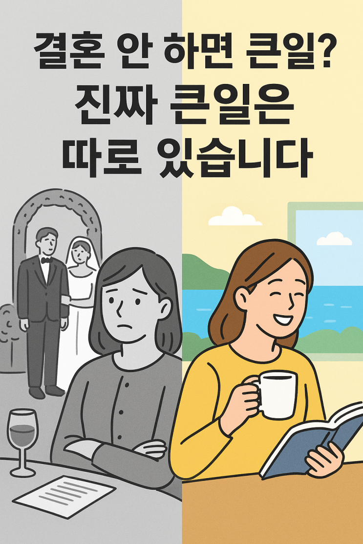  [사이버 보부상 지식+] "결혼 안 하면 큰일 나는 줄 알았죠?" 30대 비혼주의자가 말하는 '모르면 손해'인 것들