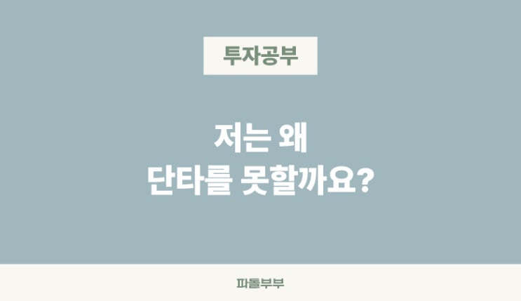  단타로 수익 내서 추매하는 분들 존경합니다