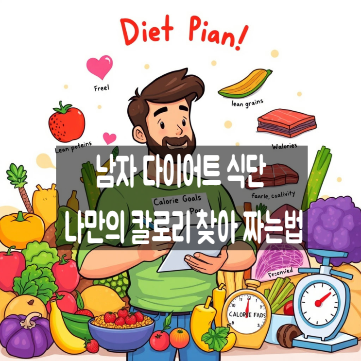  남자 다이어트 식단 나만의 칼로리 찾아 짜는법