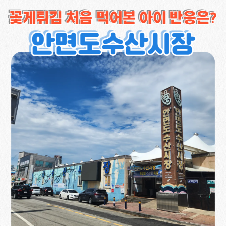  태안안면도 수산시장 아이랑 구경하기(feat. 꽃게튀김 후기)