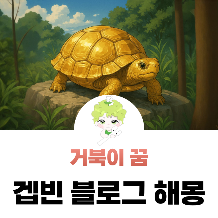 거북이 보는 꿈 죽는꿈 나오는꿈 태몽 물리는꿈 먹는꿈 황금 거북이