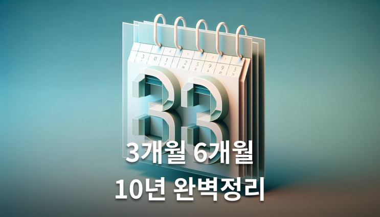  유산상속기간, 3개월 6개월 10년 정리
