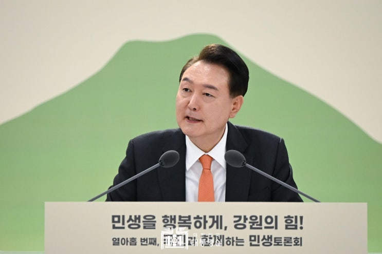 현장 <b>격려</b>,'역대 최악 가뭄' 강릉 <b>방문</b> 장동혁 대표...지역구... 