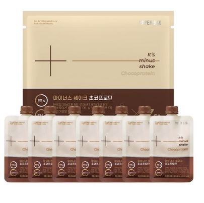  “츄가 푹 빠진 초코프로틴 쉐이크 – 페이퍼백 마이너스 쉐이크 1주플랜 (7개입)”