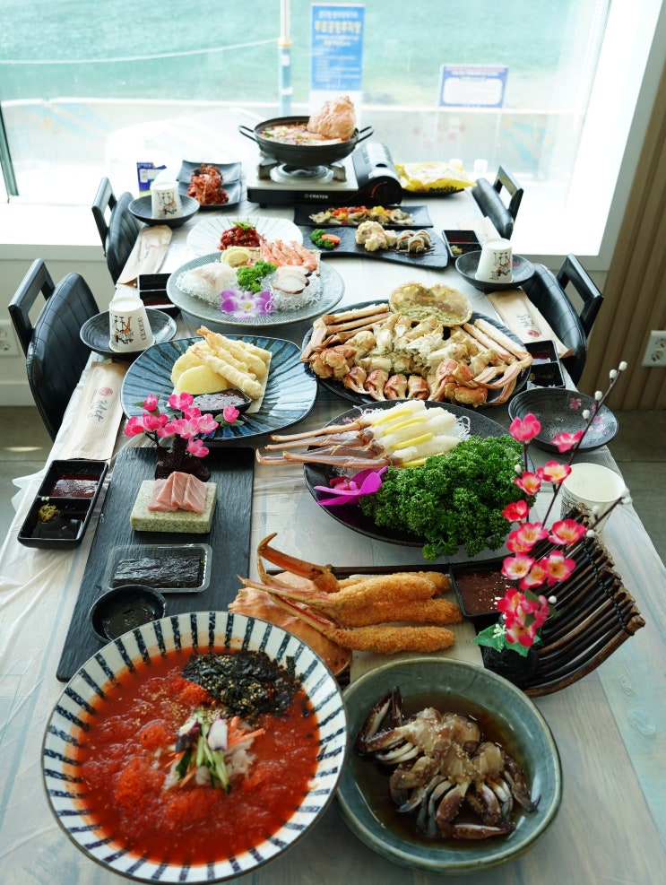  강구항 맛집 대게다리 코스요리로 즐긴 <CHEONG DAM> 대게 찐텐 리뷰