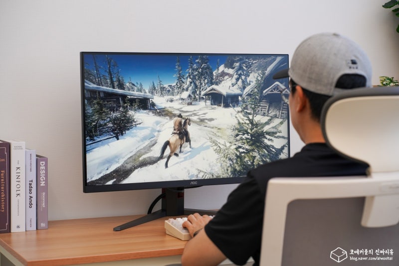 FHD, 4K UHD를 한 번에! 듀얼모드 32인치 게이밍 모니터 추천 알파스캔 AOC U32G4 후기