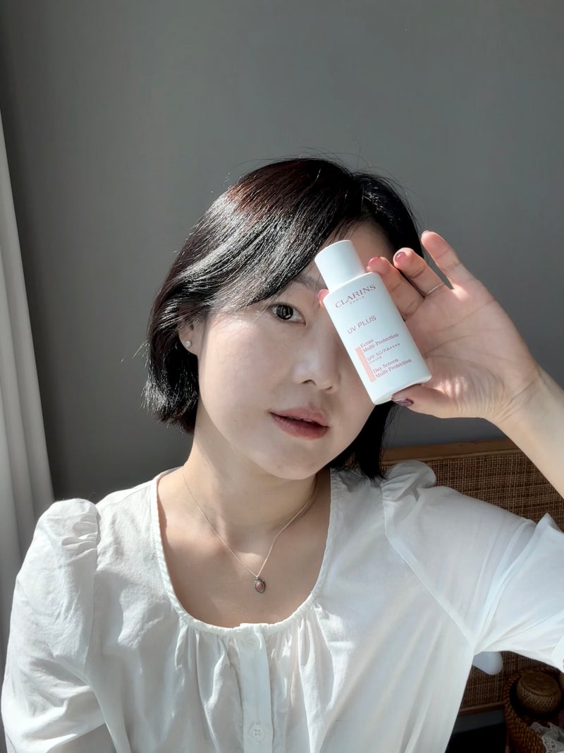 촉촉 톤업 선크림 클라랑스선블록 로지 글로우