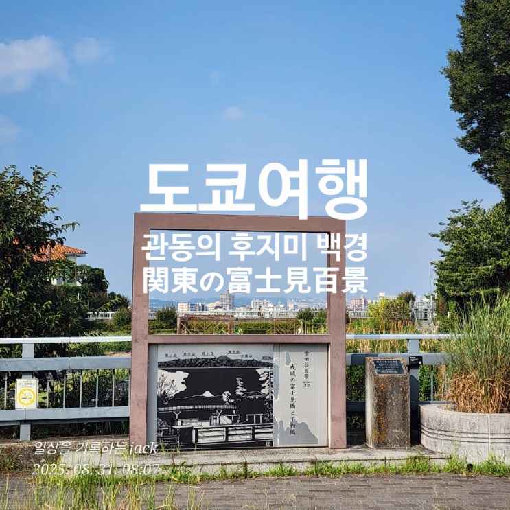  도쿄 세이죠가쿠엔마에 역, 후지산 명소 방문기 (조금은 허탈했던 후지산 뷰포인트)