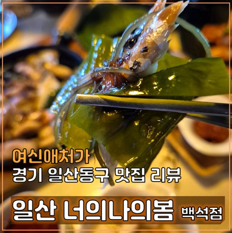  백석역, 일산 너는 나의 봄, 직장인 든든한 점심맛집 추천해요.
