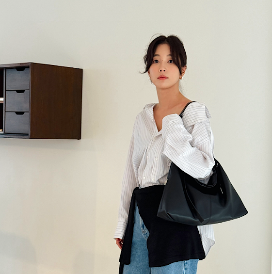  기은세 느좋녀 스타일 데일리룩 패션 셔츠 가방 어떤거?