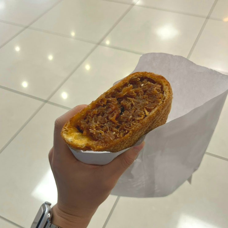  대구 지하상가 간식 대구 반월당 간식: 정석닭강정 고로케(치킨고로케) 후기