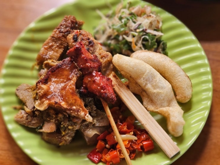  [발리/르기안] 르기안 로컬 파당푸드 맛집 Sate Babi Bawah Pohon