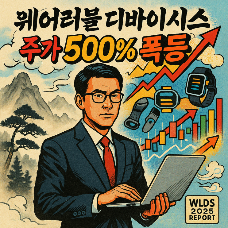  웨어러블 디바이스 주가 (WLDS 주식) 500% 폭등