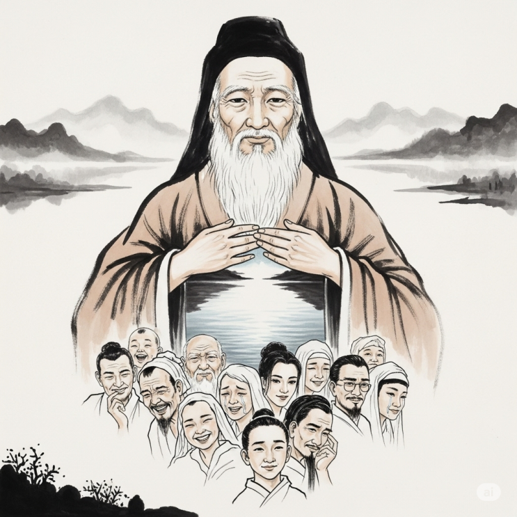  노자 도덕경 제49장 텅 빈 마음으로 세상을 품는 법