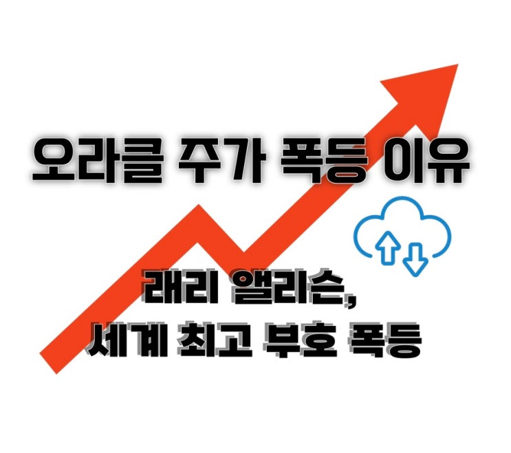 <b>래리 엘리슨</b>, 세계 최고 부호 등극! <b>오라클</b> 주가 폭등 이유는?