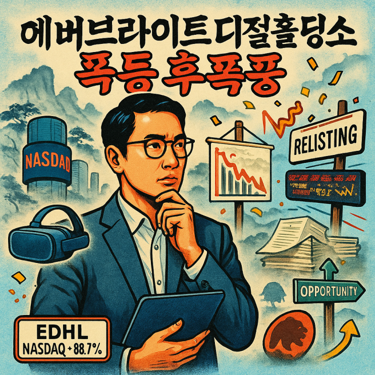  에버브라이트 디지털 홀딩스 주가 (EDHL 주식) 급등락 앞날은?