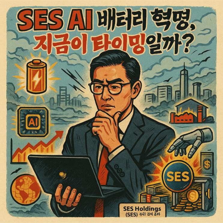  SES AI 주가 (SES 주식) 엔비디아도 주목한 AI 배터리 기업 분석