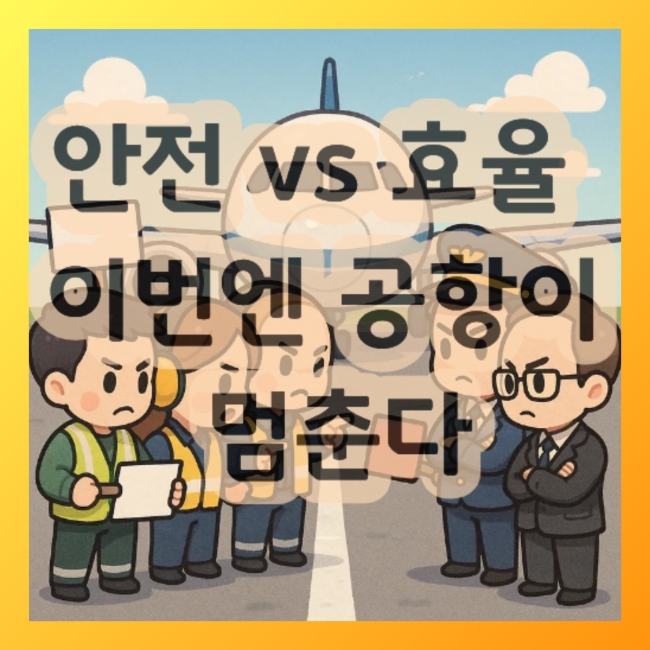  인천공항 파업, 추석 항공 대란이 몰고 올 경제적 의미는?