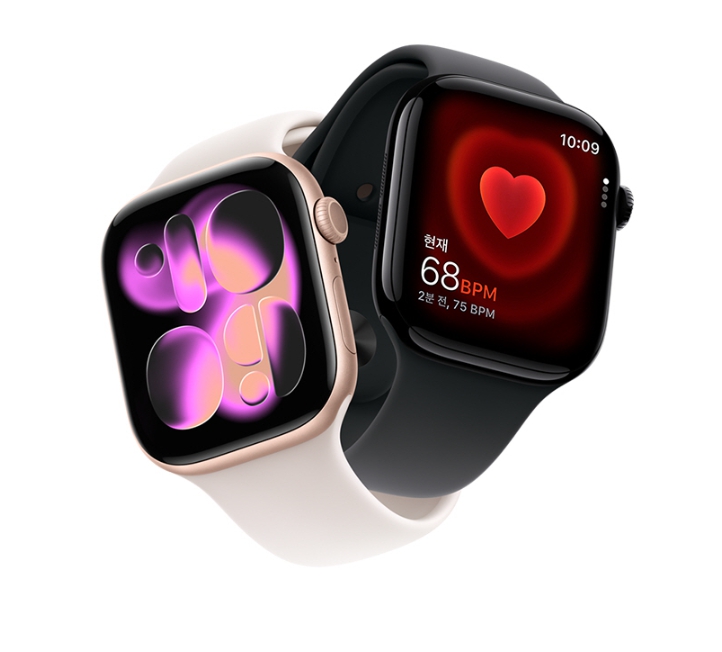  애플워치 11 GPS 42mm 로즈 골드 알루미늄 케이스, 라이트 블러시 스포츠 밴드 (SM) MEU04KH/A – 클래식하고 세련된 디자인의 완벽한 스마트워치