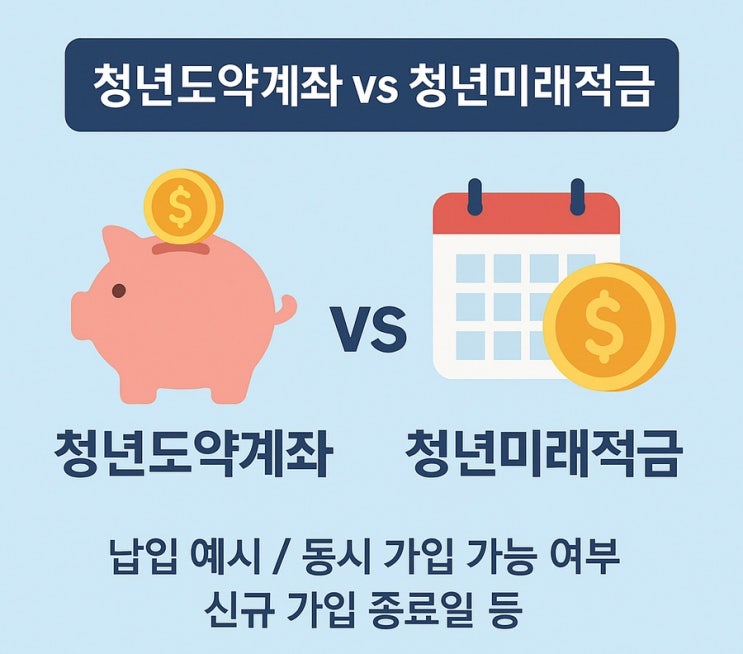  2025 청년도약계좌 마지막 기회 vs 청년미래적금, 뭐가 유리할까?