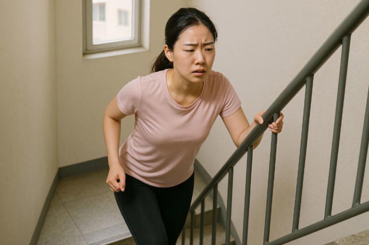 시간 상관없고 장비도 필요 없는 계단 운동, 이렇게 하면 무릎 망가집니다