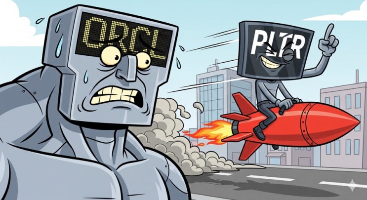  오라클 AI 수주 폭발 다음 타자, 월가가 '제2의 ORCL'로 지목한 이 소프트웨어 주식(PLTR)