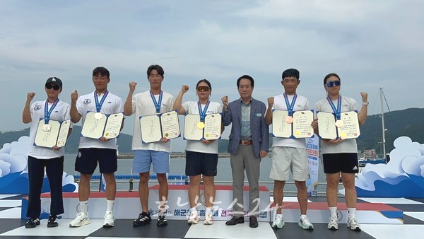  여수시청 요트팀, 제23회 해군참모총장배 전국요트대회 470급 우승