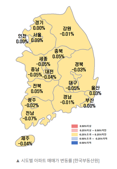  70주째 추락하는 광주 아파트값 ‘바닥은 어디?’
