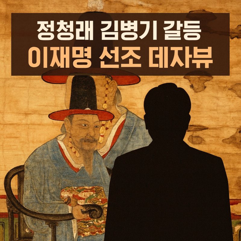 정청래 김병기 갈등 이재명 선조 데자뷰