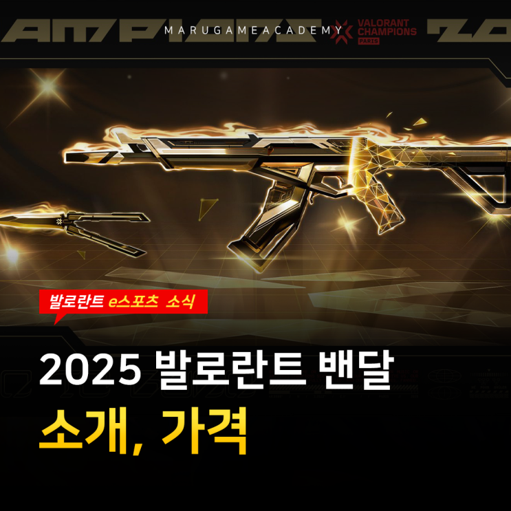  발로란트 챔피언스 밴달 및 연도별 스킨 총정리
