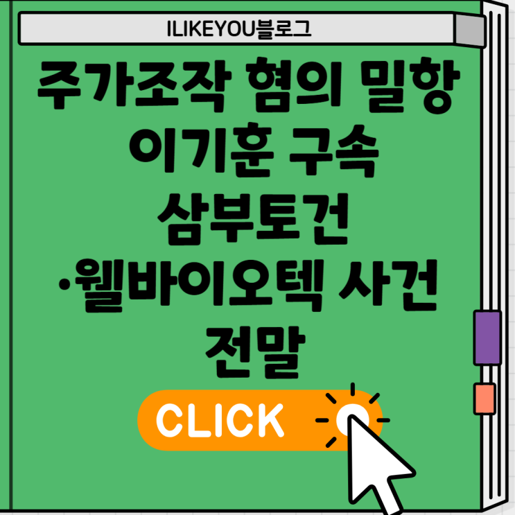 주가조작 혐의 밀항 <b>이기훈 구속</b>삼부토건·웰바이오텍 사건... 