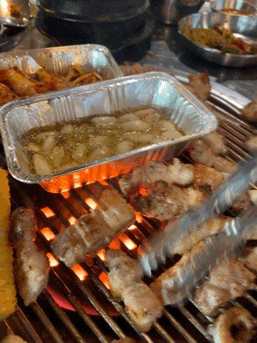  [아산 권곡동 맛집] 연탄불에 구워 더 맛있는 삼겹살 '등불회관'