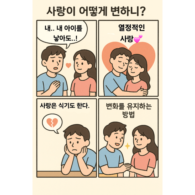   사랑은 왜 변할까? 심리학으로 보는 ‘사랑의 변화’