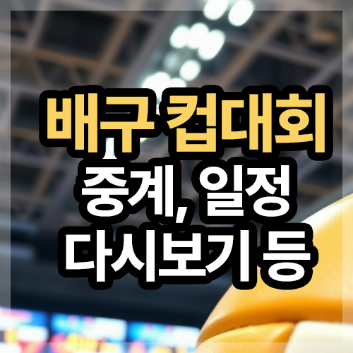 2025 프로 배구 컵대회 중계(코보컵), 일정, 장소, 하이라이트