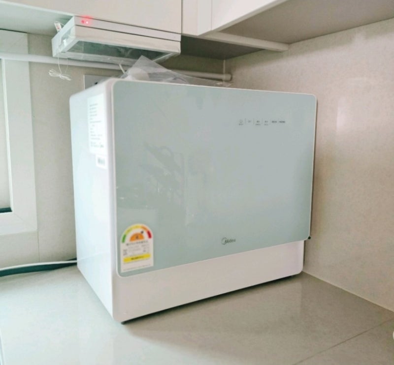 마이디어 자동문열림 식기세척기 6인용, 블루, MDWMT0601BL-AE-KR