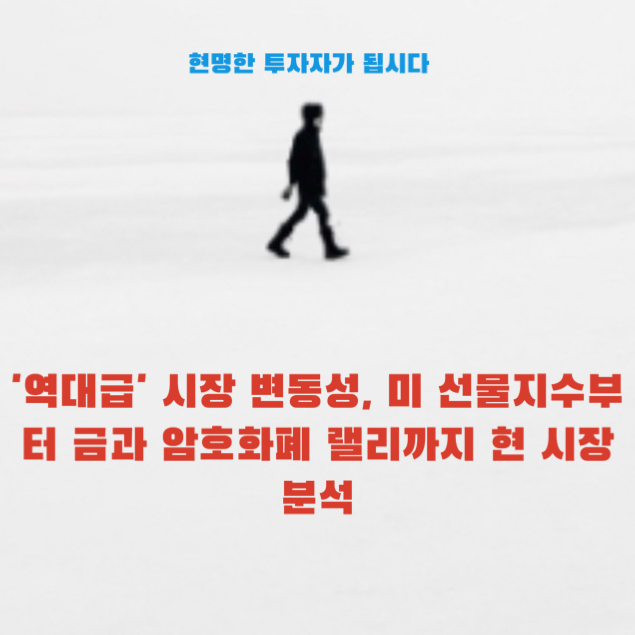 '역대급' <b>시장 변동성</b>, 미 선물지수부터 금과 <b>암호화폐</b> 랠리까지... 