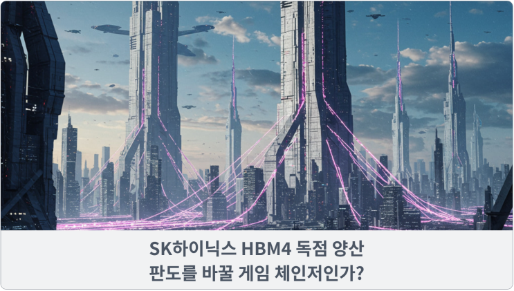  SK하이닉스 HBM4 독점 양산: 판도를 바꿀 게임 체인저인가?