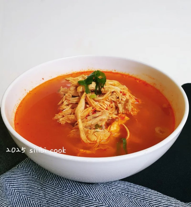 닭곰탕 레시피 차승원 닭곰탕 만들기 얼큰한 닭곰탕 레시피