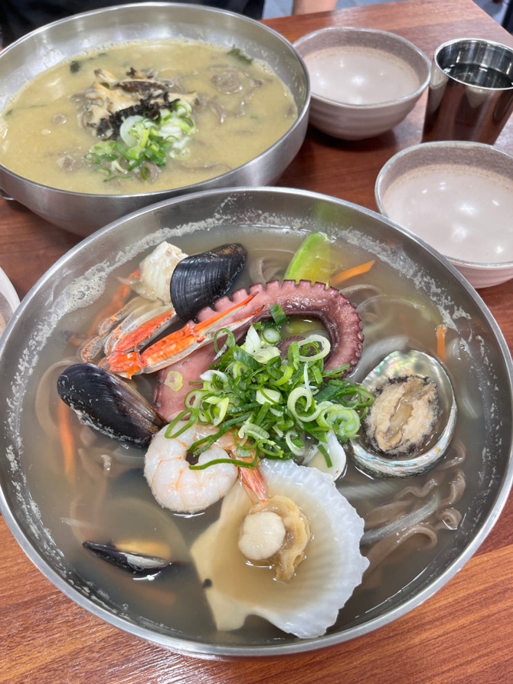  성산일출봉맛집 아침식사 하기좋은 자가제면 성산일출봉손칼국수