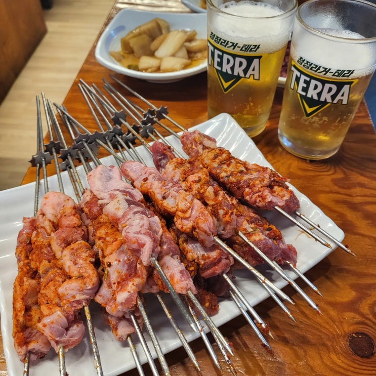  선릉역 맛집 추천 한성양꼬치 선릉2호점 내돈내산 후기