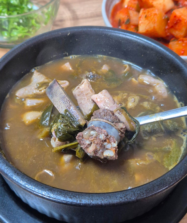  경기 가평 설악면 해장국 맛집 '장모님댁' 된장 시래기 곱창 순댓국! 구수하고 시원한 맛, 쫄깃 곱창
