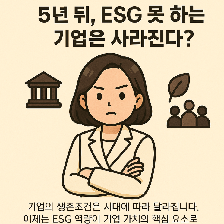  5년 뒤, ESG 못하는 기업은 사라진다