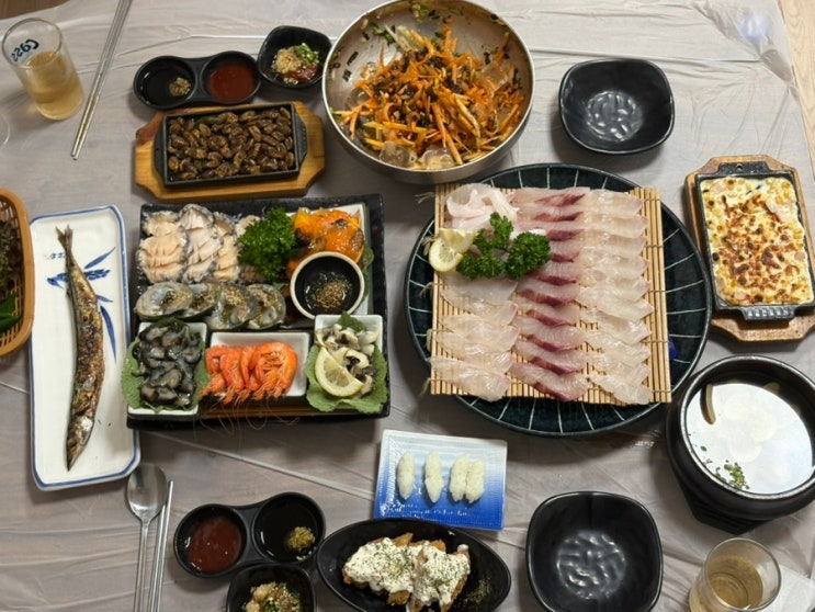 포항문덕횟집 추천 아이랑 가도 좋은 푸짐한 코스 대박회센타