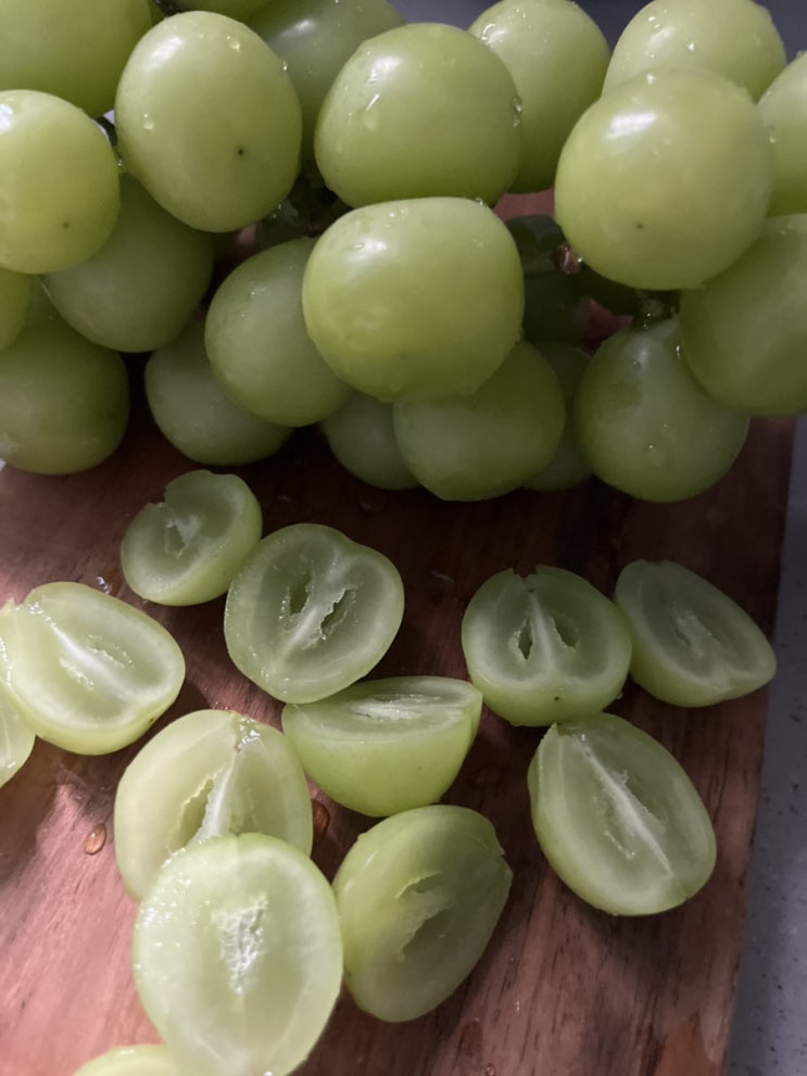  추석명절선물세트 아이와 함께, 고당도 영동 샤인머스캣 2kg 먹어본 후기 – 산지직송이 답!