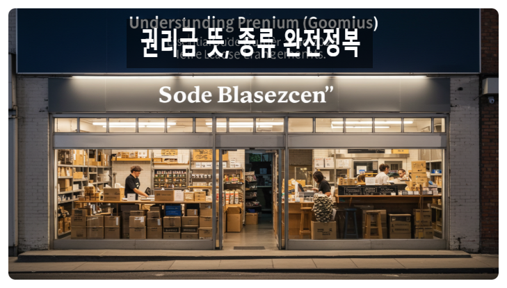  “2025 권리금 완전정복: 상가 창업 전 반드시 확인할 실전 가이드”