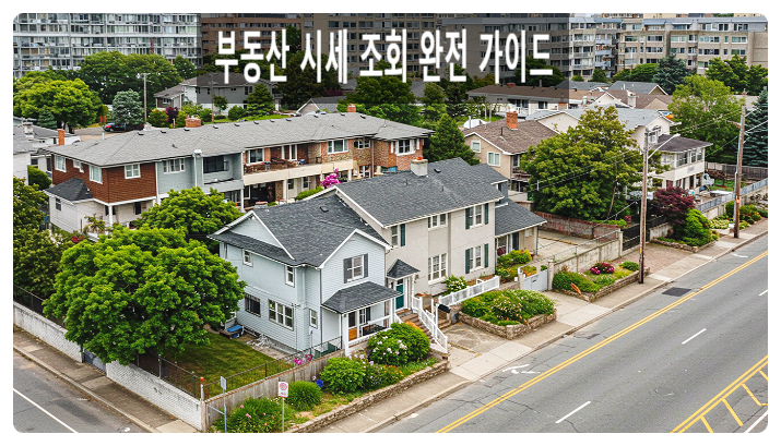  “내 집 마련 전 필수 체크: 2025 부동산 시세 조회 완전 가이드”