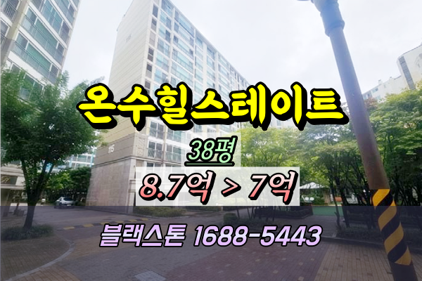  온수힐스테이트 경매 38평 115동 [2024타경5971]