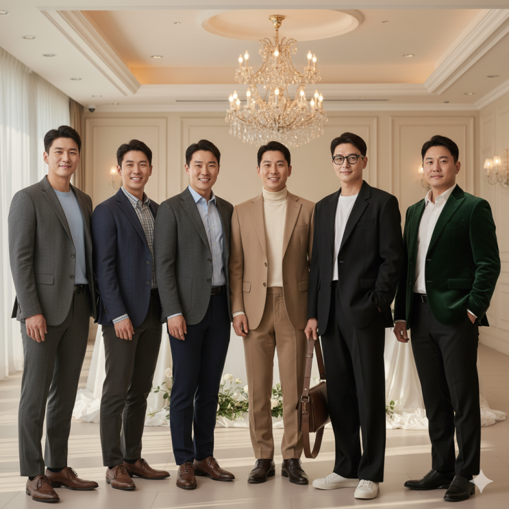  꾸민 듯 안 꾸민 듯, 가장 쿨한 9월 결혼식 남자 하객룩의 정석은 바로! 블랙 정장 수트 셋업 패션