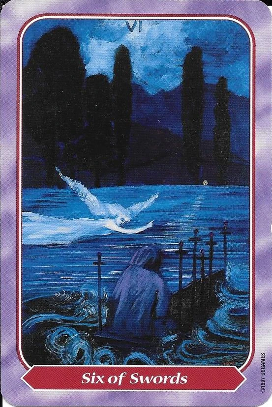  [타로카드 해석] 타로카드 소드 6번을 알아보자
