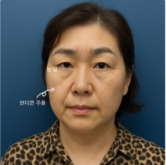  눈밑 환생주사 효과 높이려면? 인디언밴드 교정이 중요한 이유